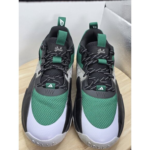 Adidas Dame Extply 2.0 Men's US 13 Court Green Black Basketball Sneakers ID1808 - Picture 4 of 10